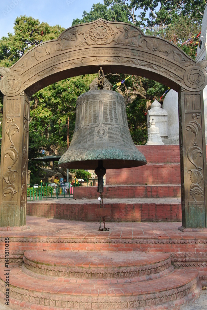Fototapeta premium bell in the temple