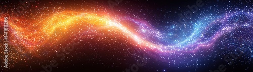 Wallpaper Mural Colorful Swirling Galaxy Background with Stars Creating a Mystical and Cosmic Atmosphere Torontodigital.ca