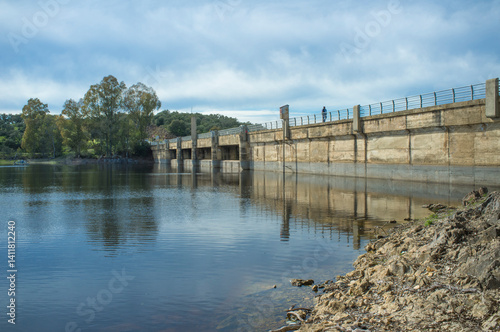 Wallpaper Mural Pedestrian crossing Piedra Aguda Reservoir road, Valverde de Leganes Torontodigital.ca