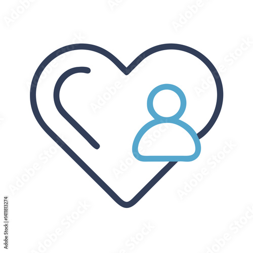 Free Download Heart Shape Icon Representing User Like and Positive Feedback - GFXLoad