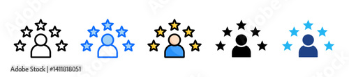 Expertise Icon Set Multiple Style Collection