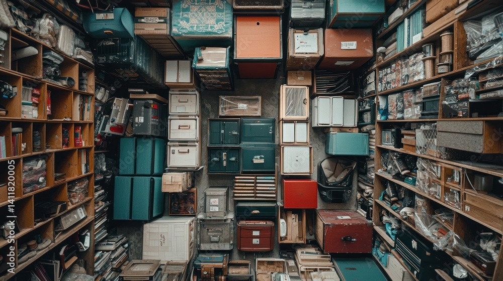 Overstuffed Attic: A Bird's-Eye View of Cluttered Storage Overstuffed Attic: A Bird's-Eye View of Cluttered Storage