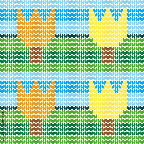 Fabric pattern, wool pattern, pattern, knitting pattern, background