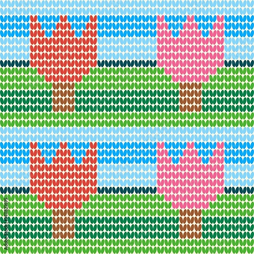 Fabric pattern, wool pattern, pattern, knitting pattern, background