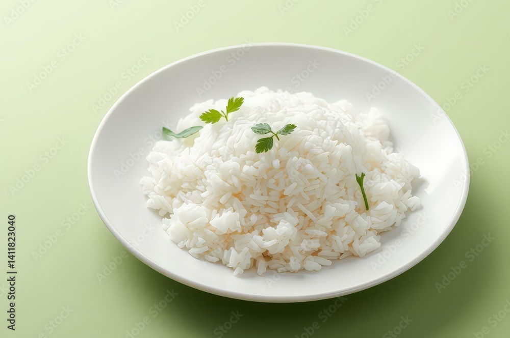 Artistic Coconut Rice Presentation Artistic Coconut Rice Presentation