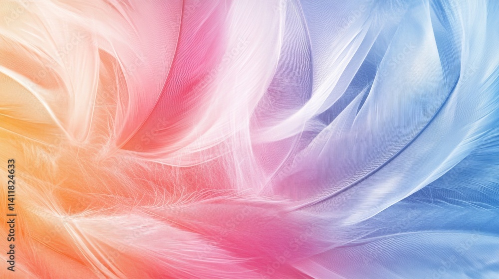 Abstract background featuring delicate feather pattern with soft blended colors for elegant and serene digital art designs
Abstract background featuring delicate feather pattern with soft blended colors for elegant and serene digital art designs