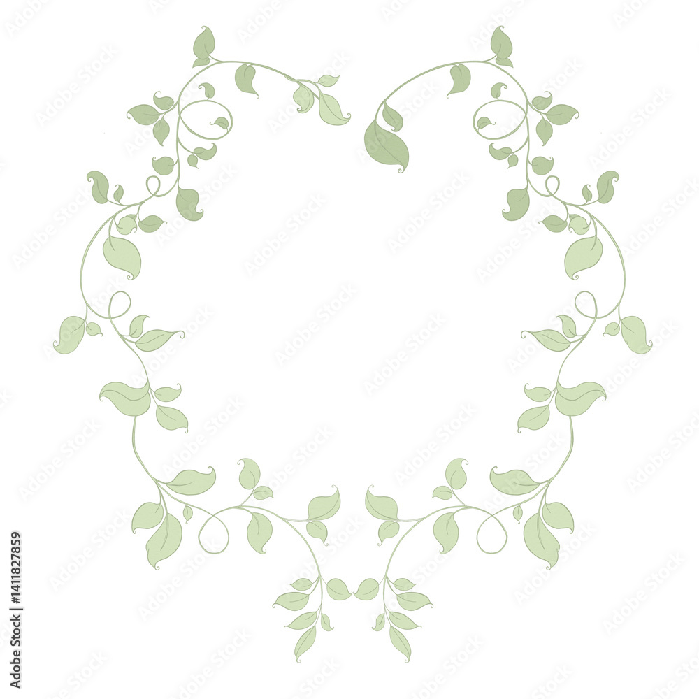 Frame with hand draw pastel flowers and leaves, isolated on white background. Frame with hand draw pastel flowers and leaves, isolated on white background.
