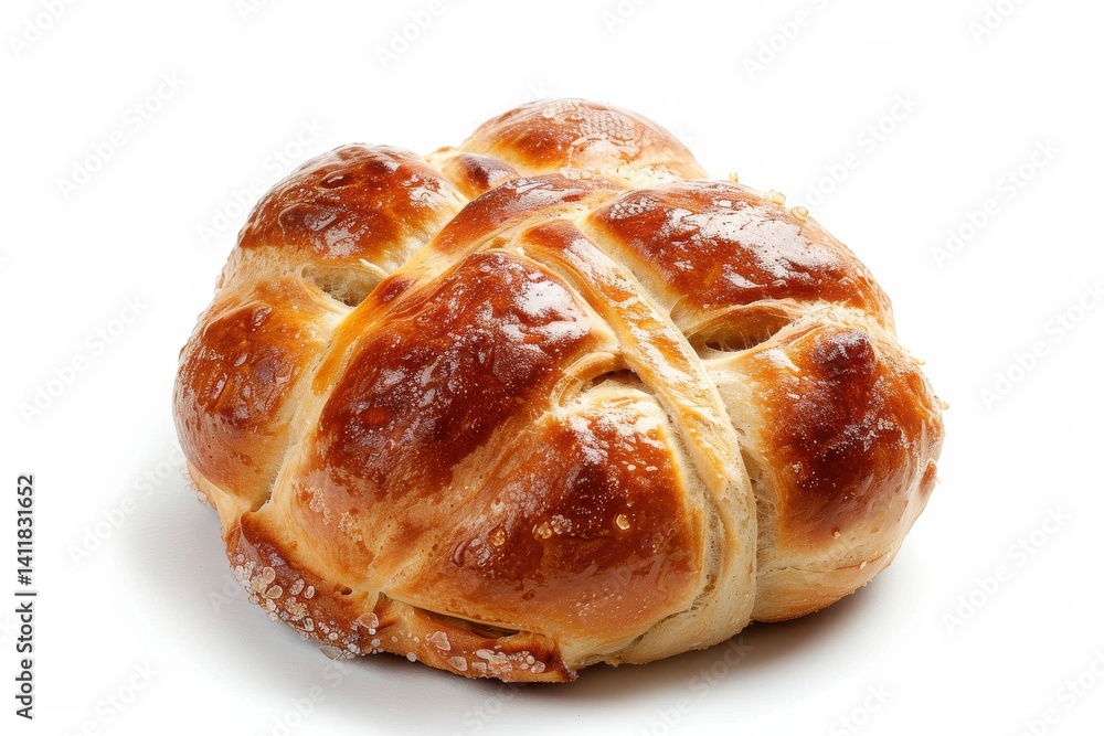 Freshly baked golden braided bread, perfect for sharing during cozy gatherings or festive celebrations isolated on transparent background Freshly baked golden braided bread, perfect for sharing during cozy gatherings or festive celebrations isolated on transparent background