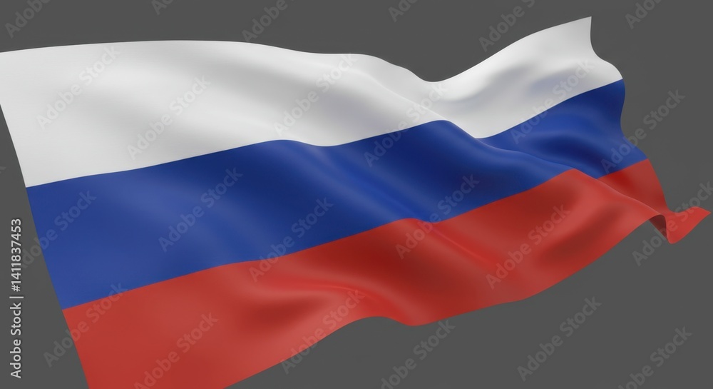 Waving Russian Flag: A Vibrant Display of National Pride and Identity Waving Russian Flag: A Vibrant Display of National Pride and Identity