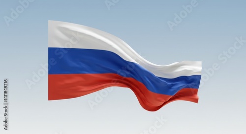 Free Download Russian Federation Flag Waving in the Wind: A Stunning Display of National Pride - GFXLoad