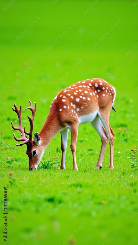 Naklejka premium deer in the forest