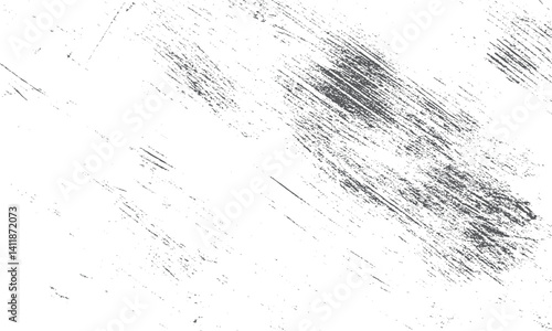 Old worn overlay distressed uneven background. Rough, dirty, grainy design. Vintage grunge paper texture. Scratched or cracked vector illustration.	