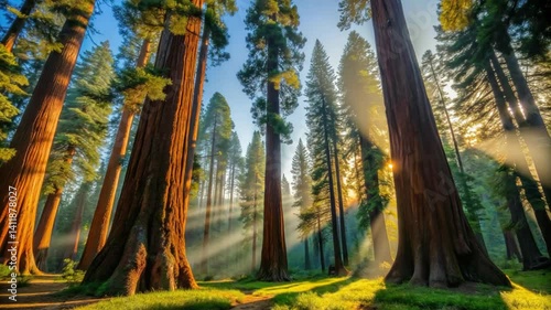 sequoia park timelapse sunset video