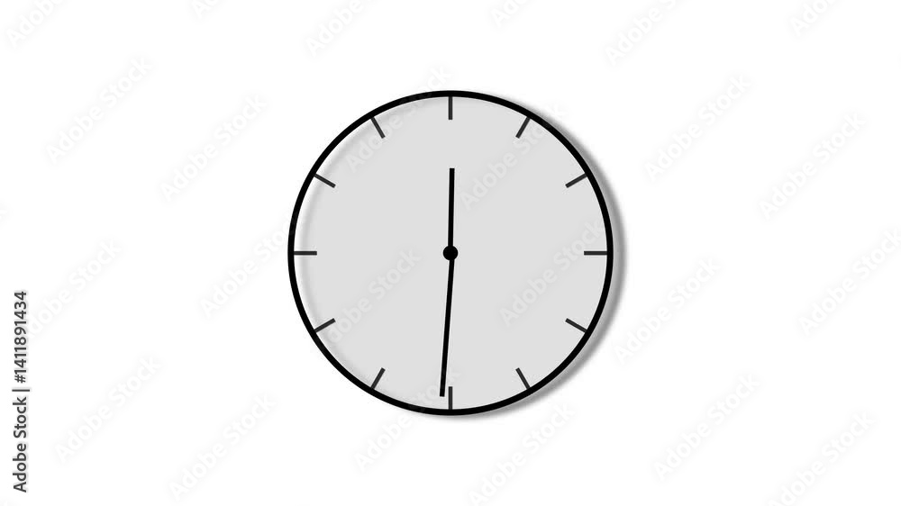 Clock Counting Down 24 Hours Day Fast Speed. Clock icon concept background time lapse UHD 4K Animation. Clock Counting Down 24 Hours Day Fast Speed. Clock icon concept background time lapse UHD 4K Animation.