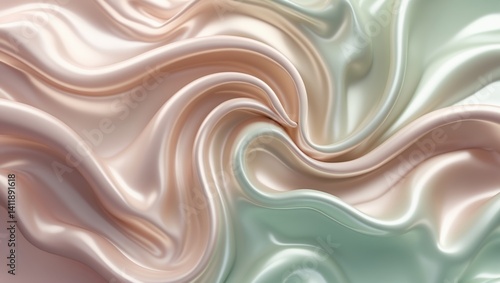 An abstract swirl pattern in silky textures, offering a modern and artistic backdrop.