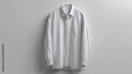 Obraz na płótnie Polo Shirt Mockup On Solid Color Background w salonie