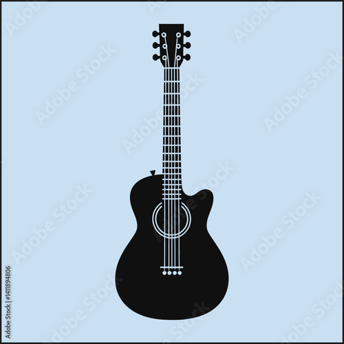 Silhouette of a Guitar, Strings