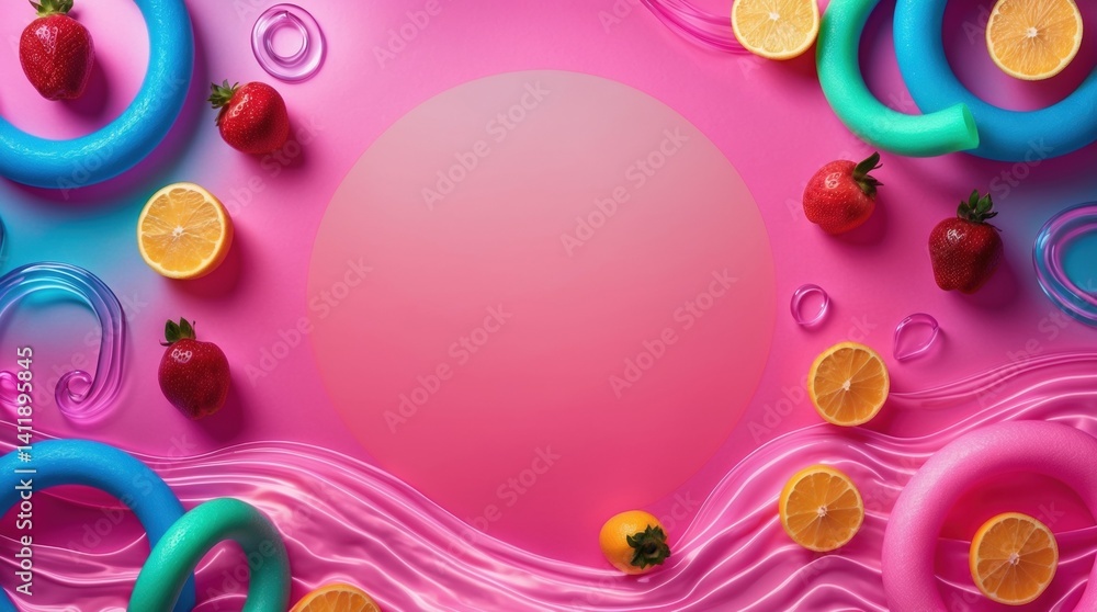A colorful and vibrant donut splash design, bringing playful energy to any background. A colorful and vibrant donut splash design, bringing playful energy to any background.