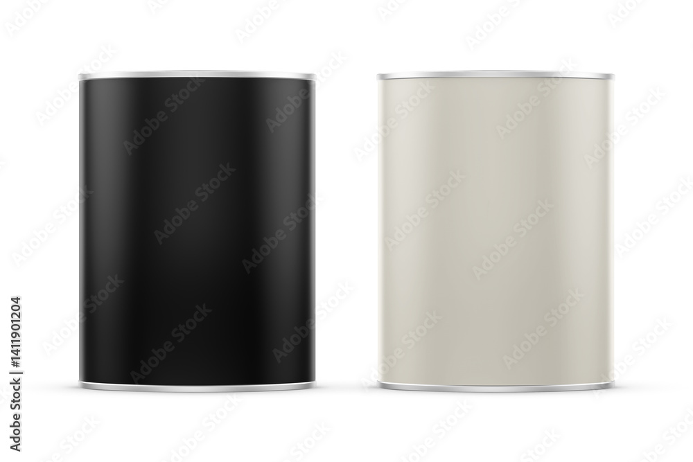 Paint Tin Mockup 3D Rendering Isolated Background Paint Tin Mockup 3D Rendering Isolated Background