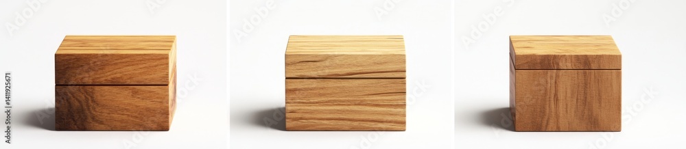Simple Wooden Cuboid Boxes Simple Wooden Cuboid Boxes