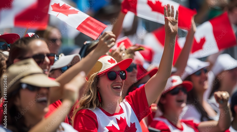Fototapeta premium Togetherness on Canada Day