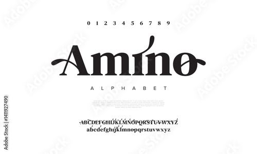 Elegant Serif Display Font Vector with Artistic Swash for Editorial Use