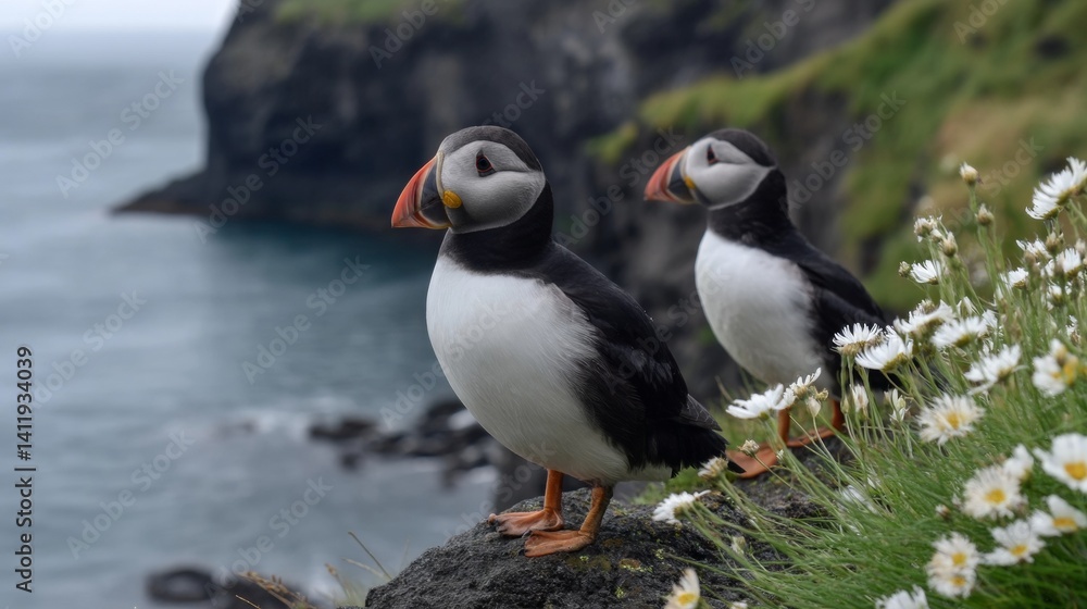 Fototapeta premium Puffin in Iceland
