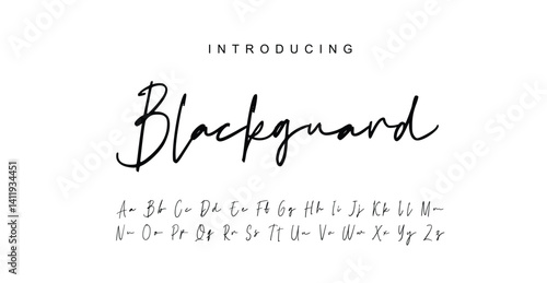 Blackguard – Modern Signature Font