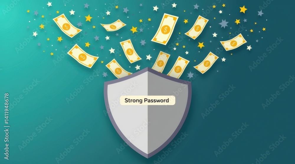 Obraz premium World password day strengthening digital security with strong passwords online environment graphic design awareness