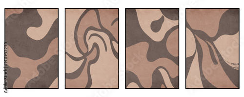 Abstract background in vintage style. Stylized old with grain. For use in graphics, for printing on wall decorations.