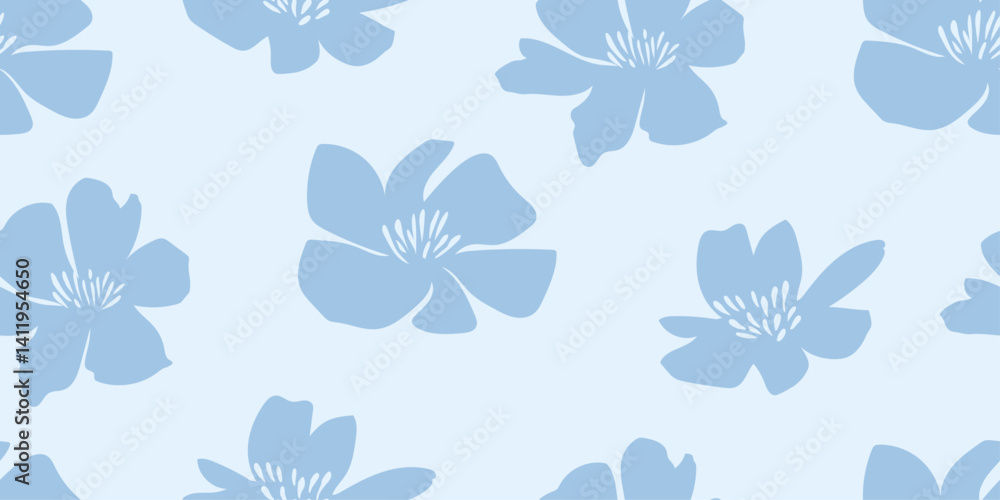 floral seamless pattern , abstract hand drawn vector floral seamless pattern , abstract hand drawn vector