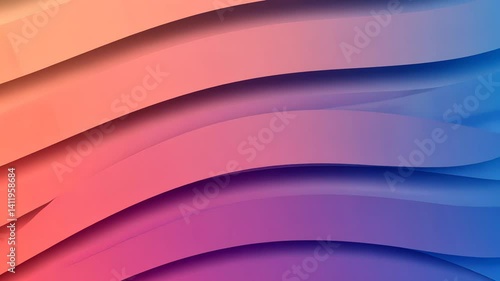 Dynamic and colorful background featuring a flowing curved wave pattern, ideal for creative and artistic projects.