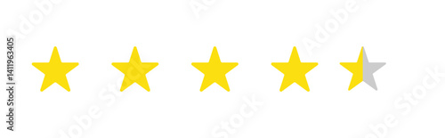 Five stars customer product rating review