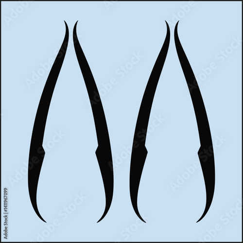 Silhouette of Tongs, Tool