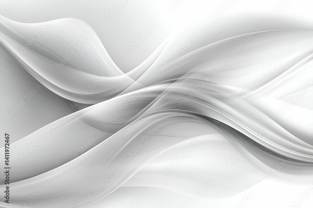 Obraz premium Abstract swirling gray white background texture