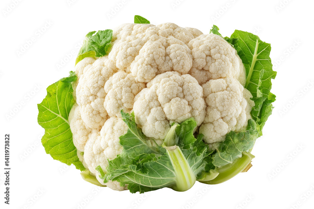 Harvesting organic cauliflower close-up Harvesting organic cauliflower close-up