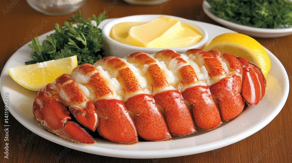 Delicious Grilled Lobster Tail with Lemon and Butter Delicious Grilled Lobster Tail with Lemon and Butter