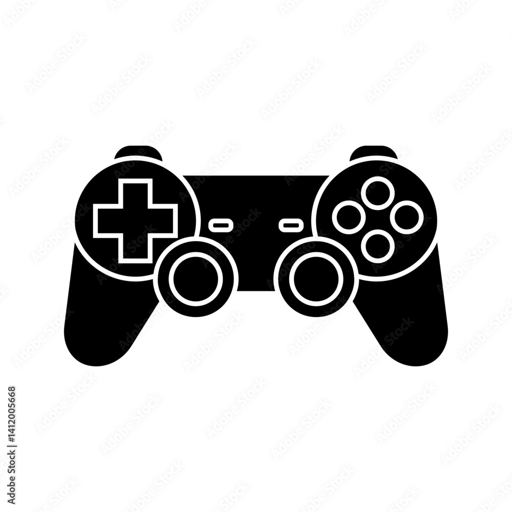 joystick icon vector simple line joystick icon vector simple line