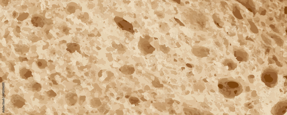 Bread slice macro texture, baked dough pattern. White bread loaf cut close up, wheat toast slice Bread slice macro texture, baked dough pattern. White bread loaf cut close up, wheat toast slice