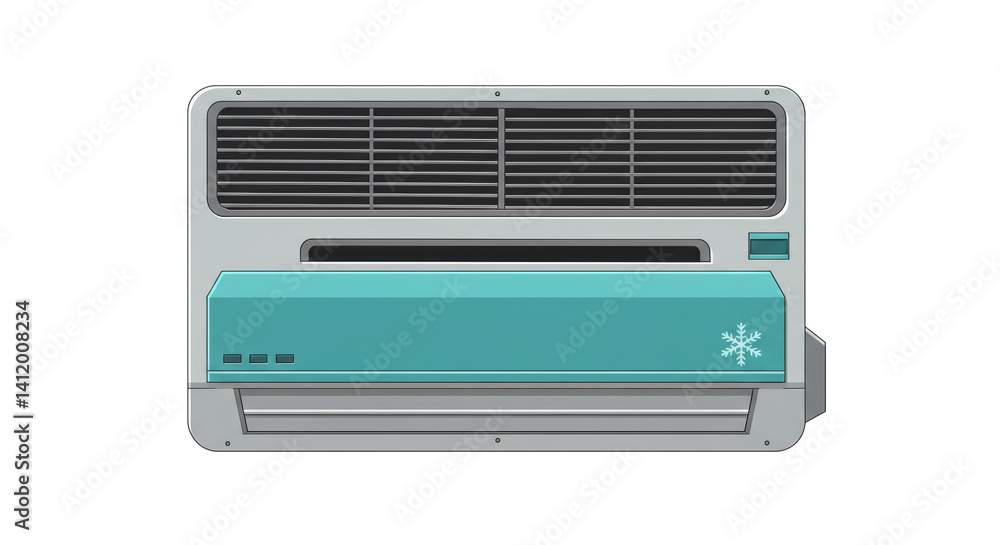 Isolated Air Conditioner Unit Isolated Air Conditioner Unit