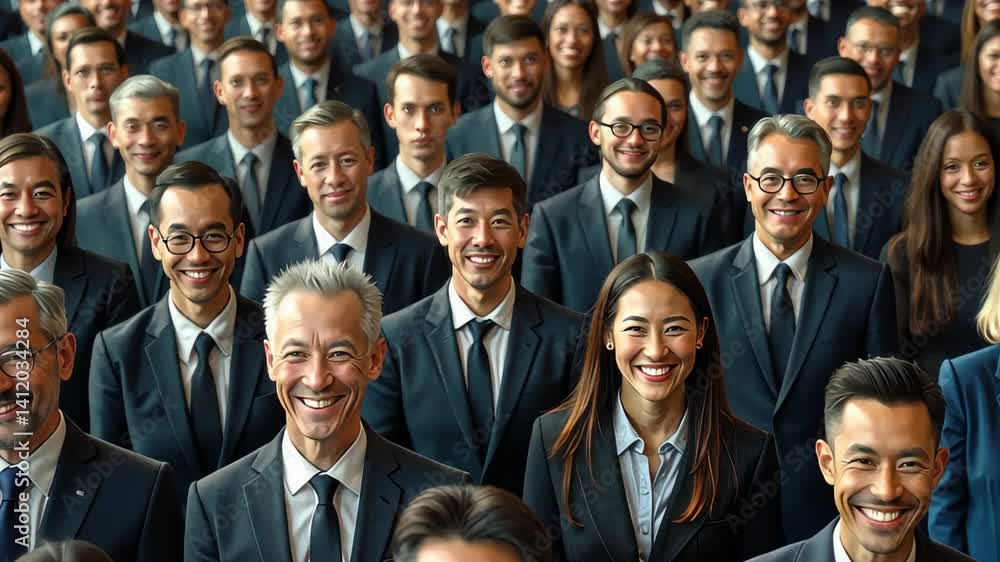 Group of pedagogical figures, professors and academic workers of Asian origin in business suits standing together representing Asian educational tradition Group of pedagogical figures, professors and academic workers of Asian origin in business suits standing together representing Asian educational tradition