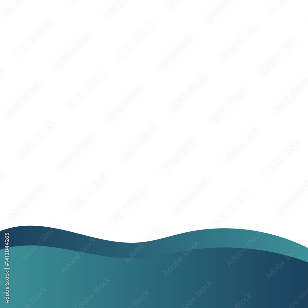 Gradient Blue Footer Shape Gradient Blue Footer Shape