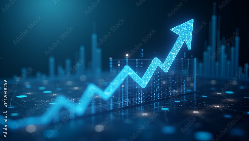 Fototapeta premium Innovative Business Growth Insights: Advanced Data Analytics for Strategic Expansion & Revenue Maximization - Photo Stock Concept