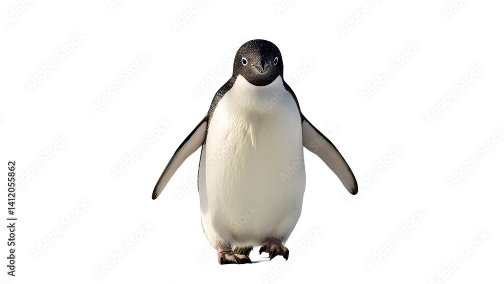 Fototapeta premium penguin isolated on white