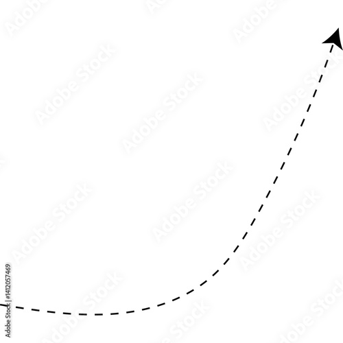 Dashline Arrow Shape