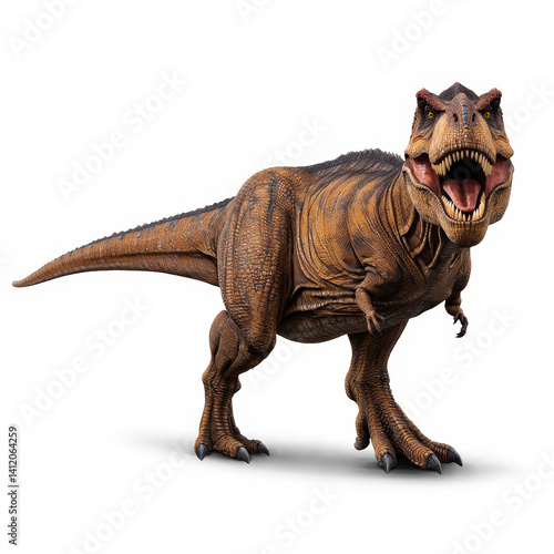 Fototapeta Naklejka Na Ścianę i Meble -  dinosaur toy isolated on white