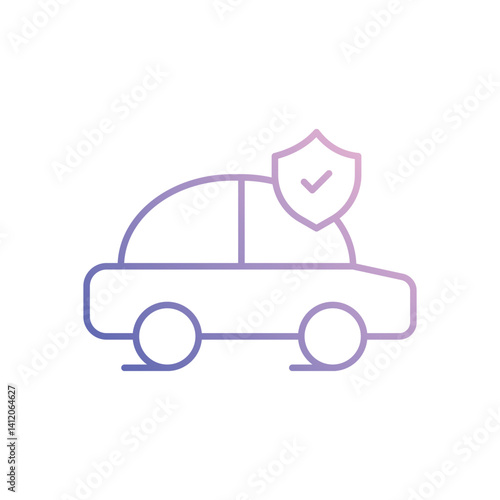 Car Insurance Vector icon