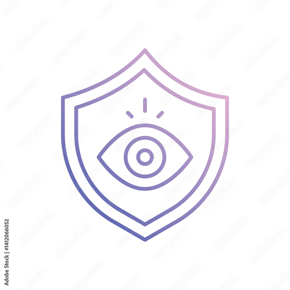 Eye Insurance Vector icon Eye Insurance Vector icon
