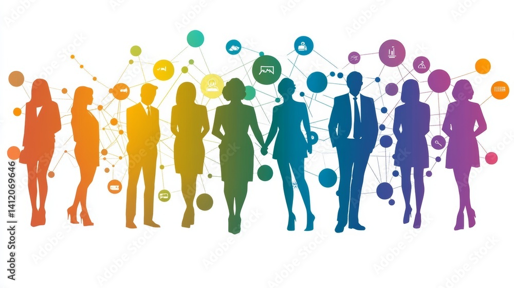 Global business structure of networking