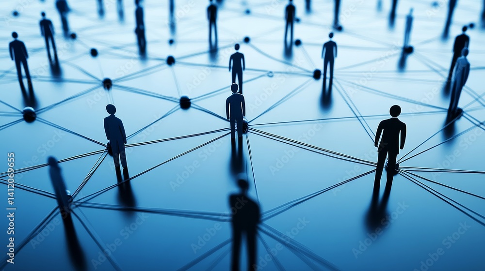 Global business structure of networking